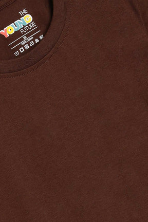 The Young Future - Boys T-shirt - Brown  - BC03