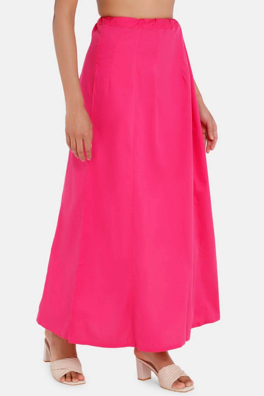 Premium 100% Cotton Saree Inskirt in Popular Colors | Naidu 8-Part Saree Hall Petticoat HC44 - Naidu Hall Family Store