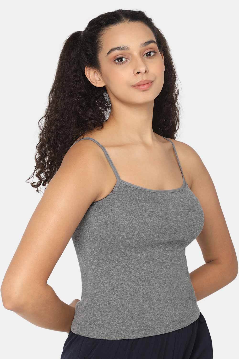 Intimacy Full Coverage Non-Padded Cotton Slip Camisole – IN02 | Wire-Free & Moisture-Wicking Design - Naidu Hall Family Store