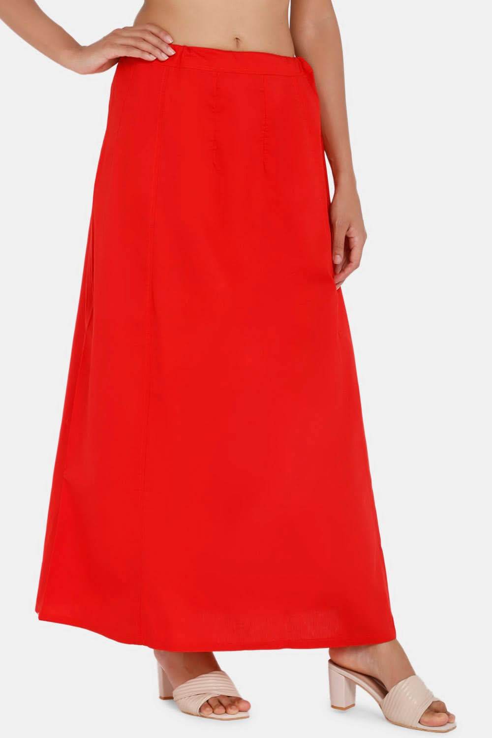Premium 100% Cotton Saree Inskirt in Popular Colors | Naidu 8-Part Saree Hall Petticoat HC50 - Naidu Hall Family Store