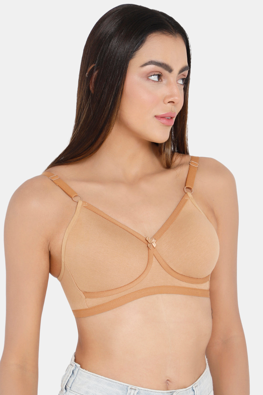 Naidu Hall  Non-Padded Non-Wired T-Shirt Bra-Skin