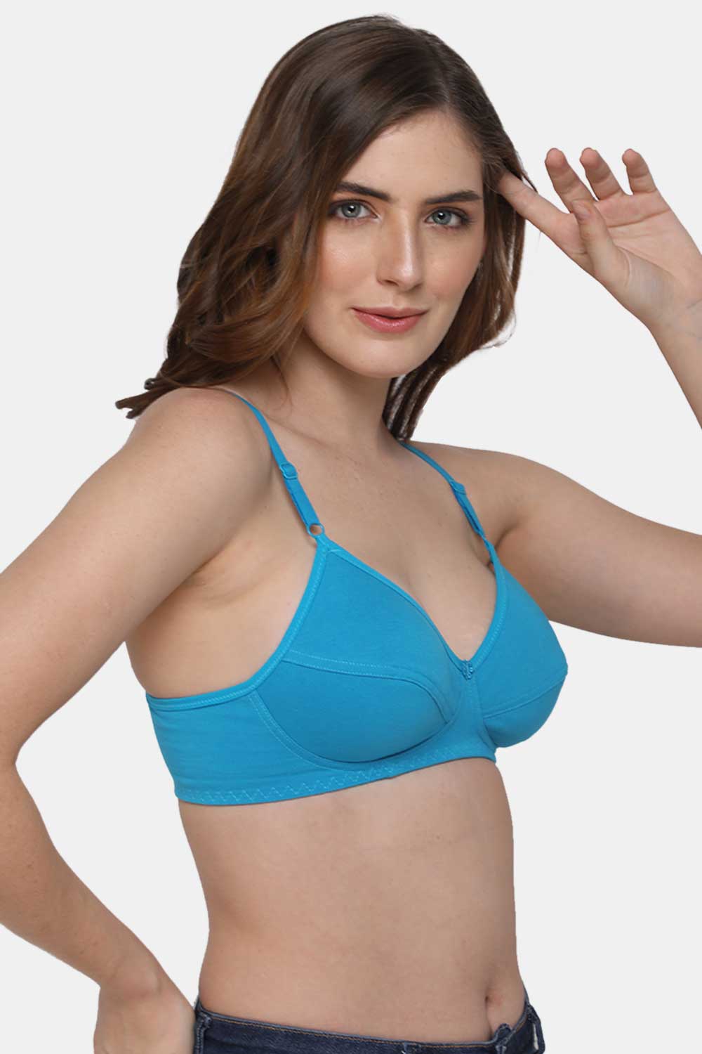 Naiduhall Saree Bra - Glori Size   30B Color BLUEATOLL