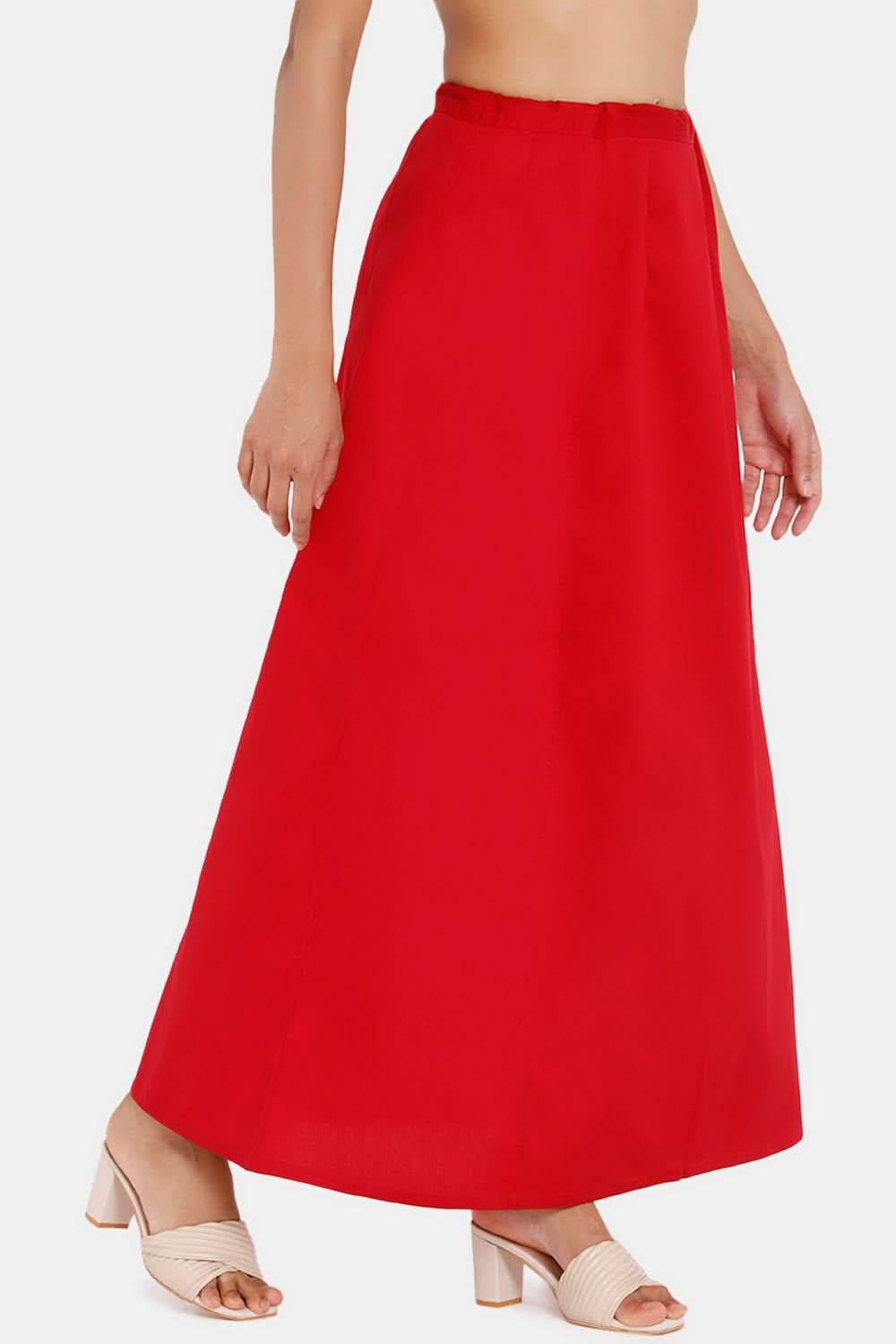 Premium 100% Cotton Saree Inskirt in Popular Colors | Naidu 8-Part Saree Hall Petticoat HC44 - Naidu Hall Family Store