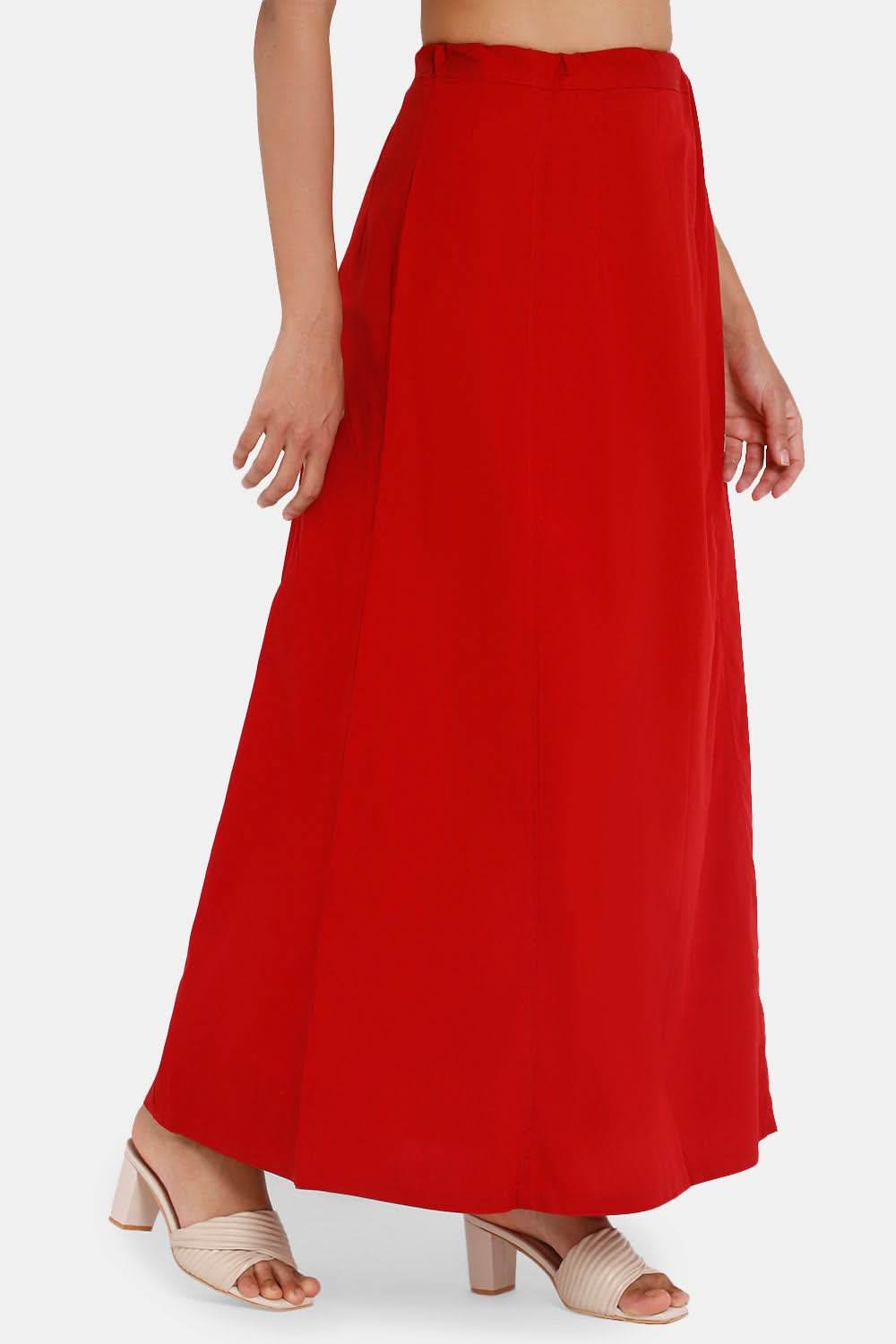 Premium 100% Cotton Saree Inskirt in Popular Colors | Naidu 8-Part Saree Hall Petticoat HC50 - Naidu Hall Family Store