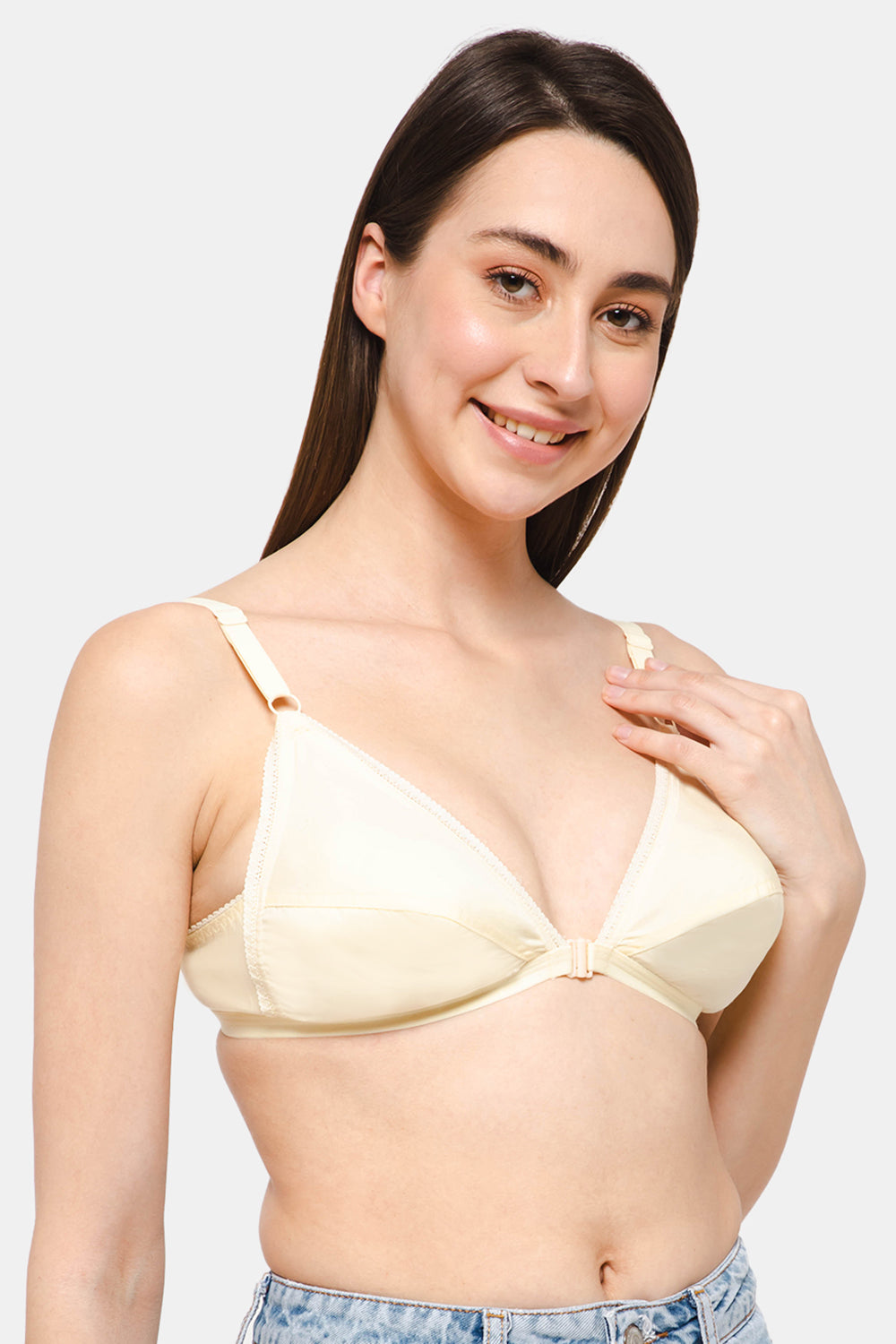 Cotton Front Open Bra, Size: 30 To 44, Plain at Rs 50/piece in