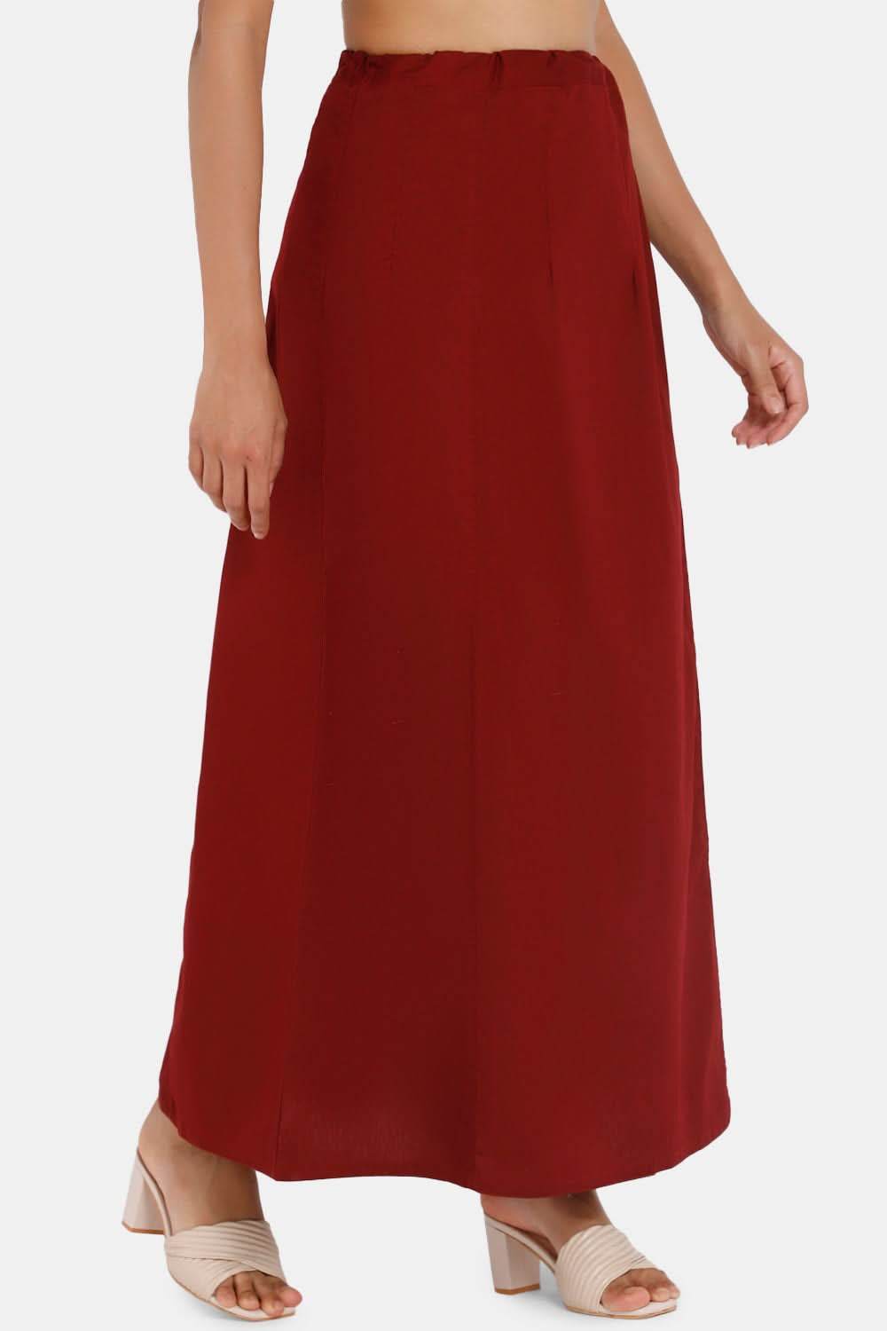 Premium 100% Cotton Saree Inskirt in Popular Colors | Naidu 8-Part Saree Hall Petticoat HC44 - Naidu Hall Family Store