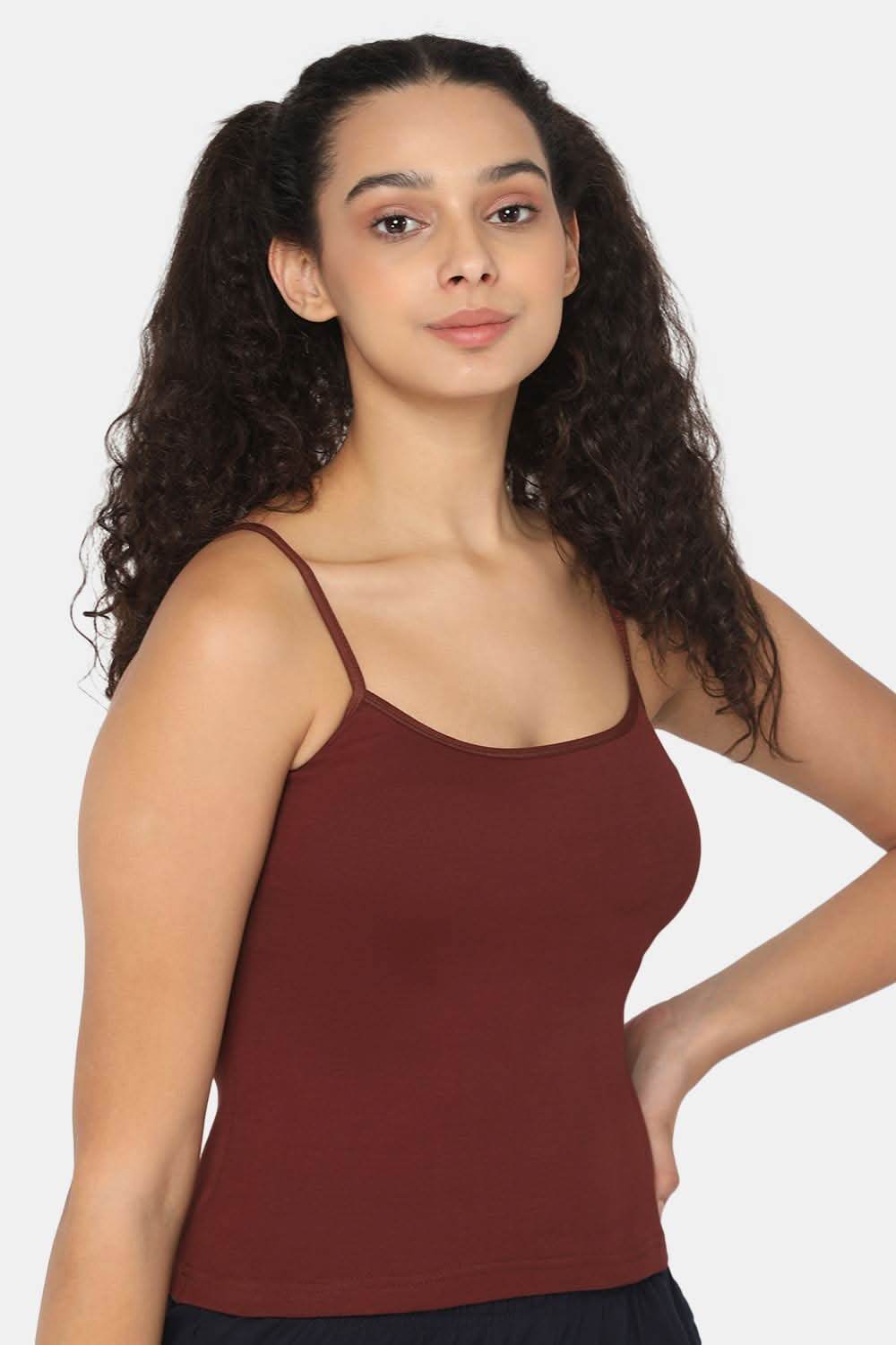 Intimacy Full Coverage Non-Padded Cotton Slip Camisole – IN02 | Wire-Free & Moisture-Wicking Design - Naidu Hall Family Store