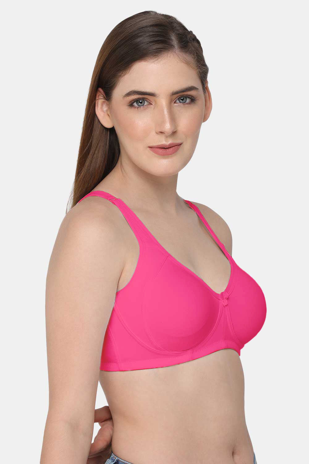 Intimacy High Coverage Non-Padded T-Shirt Bra - Pink