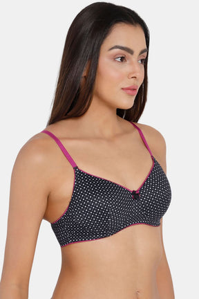 Intimacy Salwaar Padded Bra - CB03 Size   Black Polka Color 32B