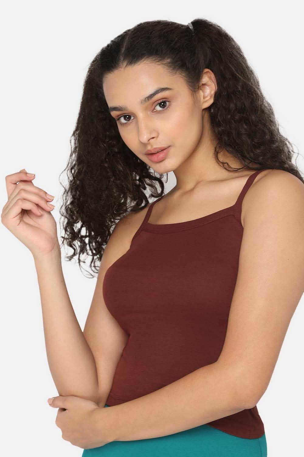Intimacy Full Coverage 100% Cotton Slip Camisole – IN01 | Non-Padded & Seamless Comfort for Everyday Wear - Naidu Hall Family Store