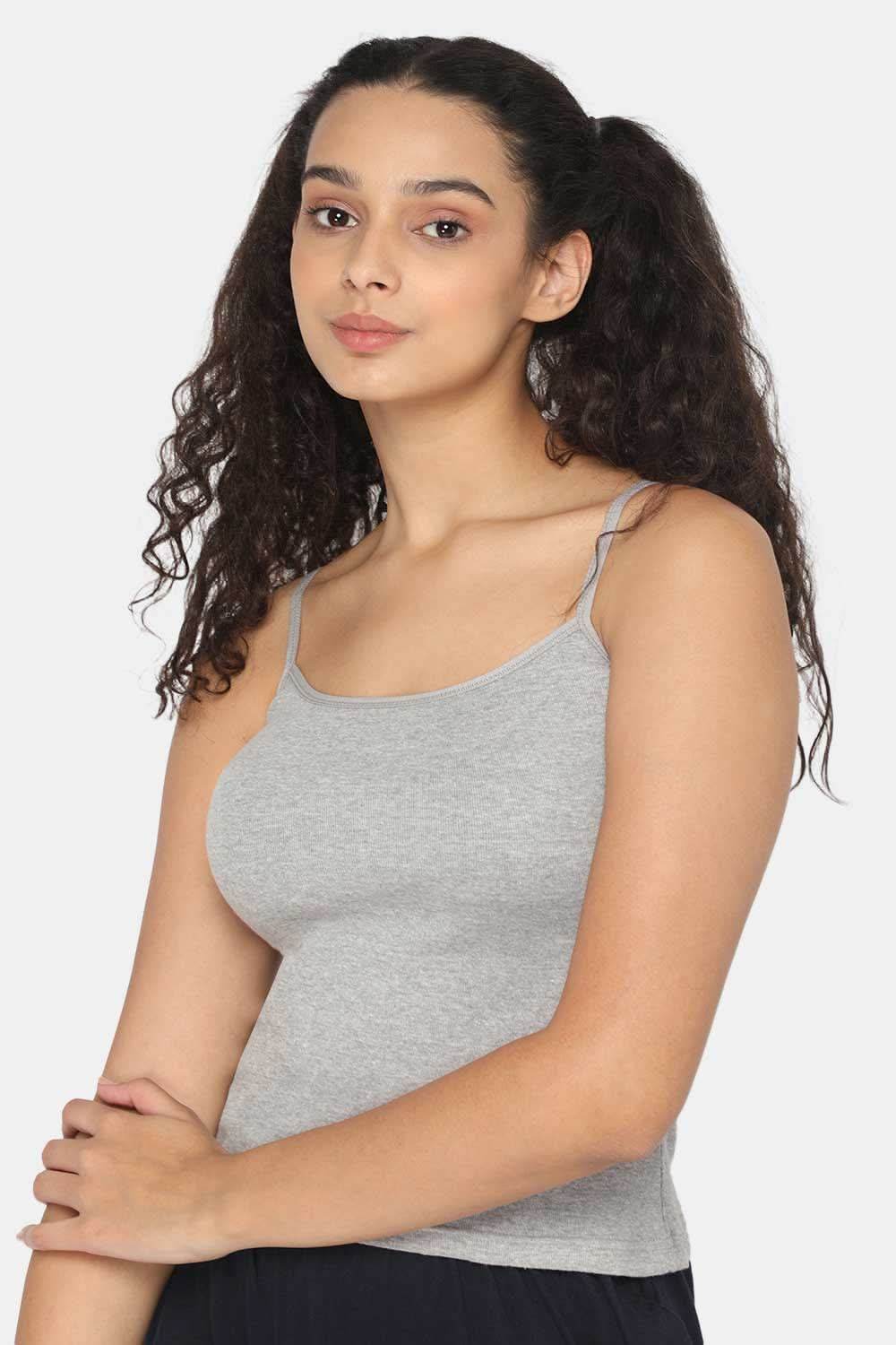 Intimacy Full Coverage Non-Padded Cotton Slip Camisole – IN02 | Wire-Free & Moisture-Wicking Design - Naidu Hall Family Store