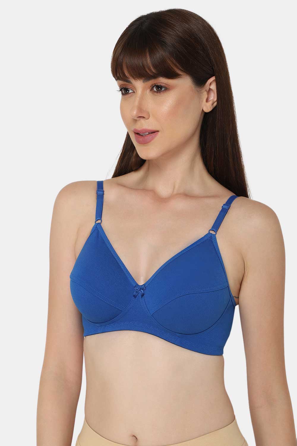 6 Colours Lycra Cotton Ladies Bra, For Inner Wear, Plain at Rs 47