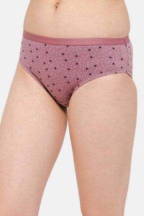 Intimacy Classic Dark Printed Panty - Outer Elastic -Pack of 3 Size   M Color REGULAR_PANTIES