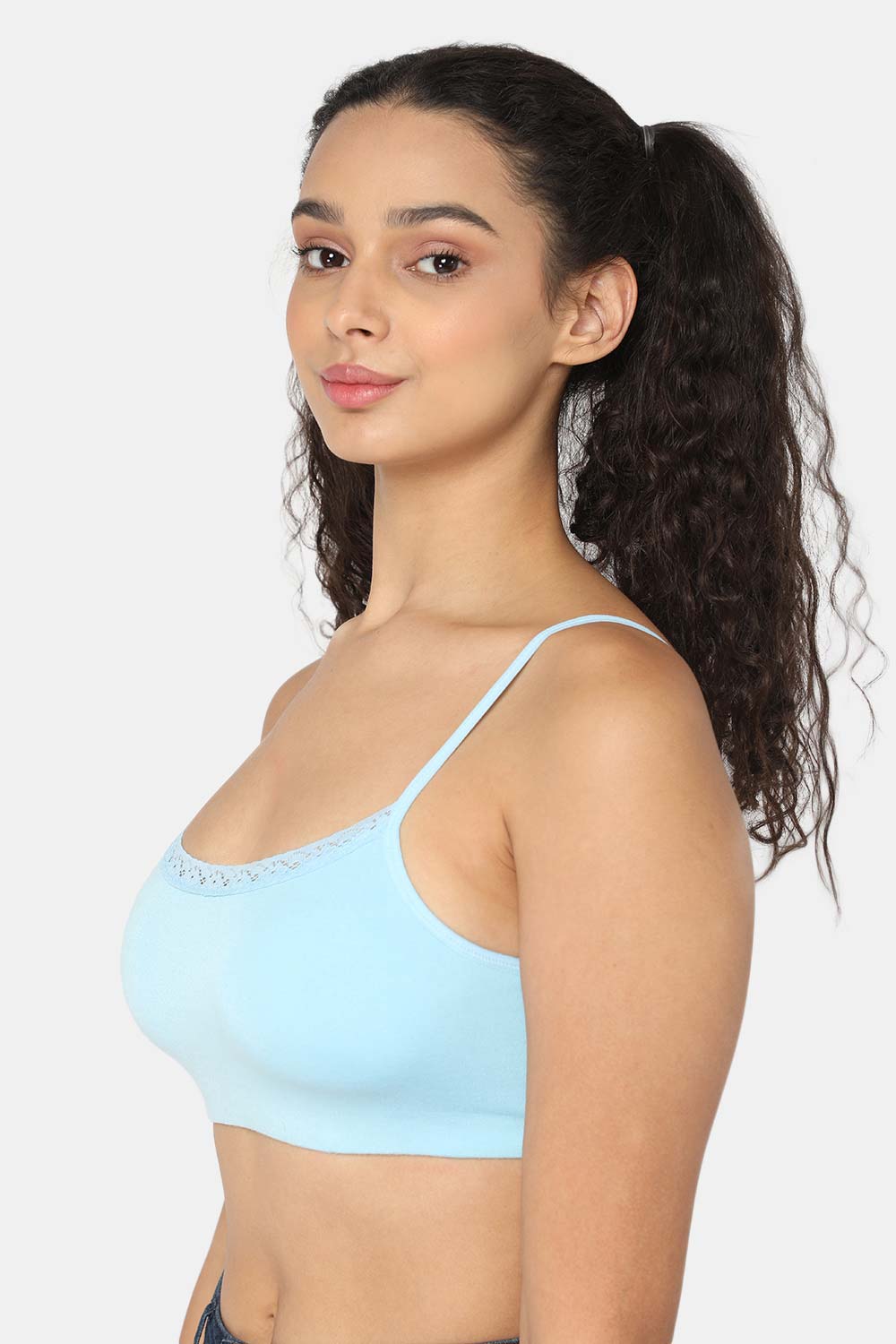 High Coverage Non-Wired Non-Padded Slip On Intimacy Teenager Bra - BL0