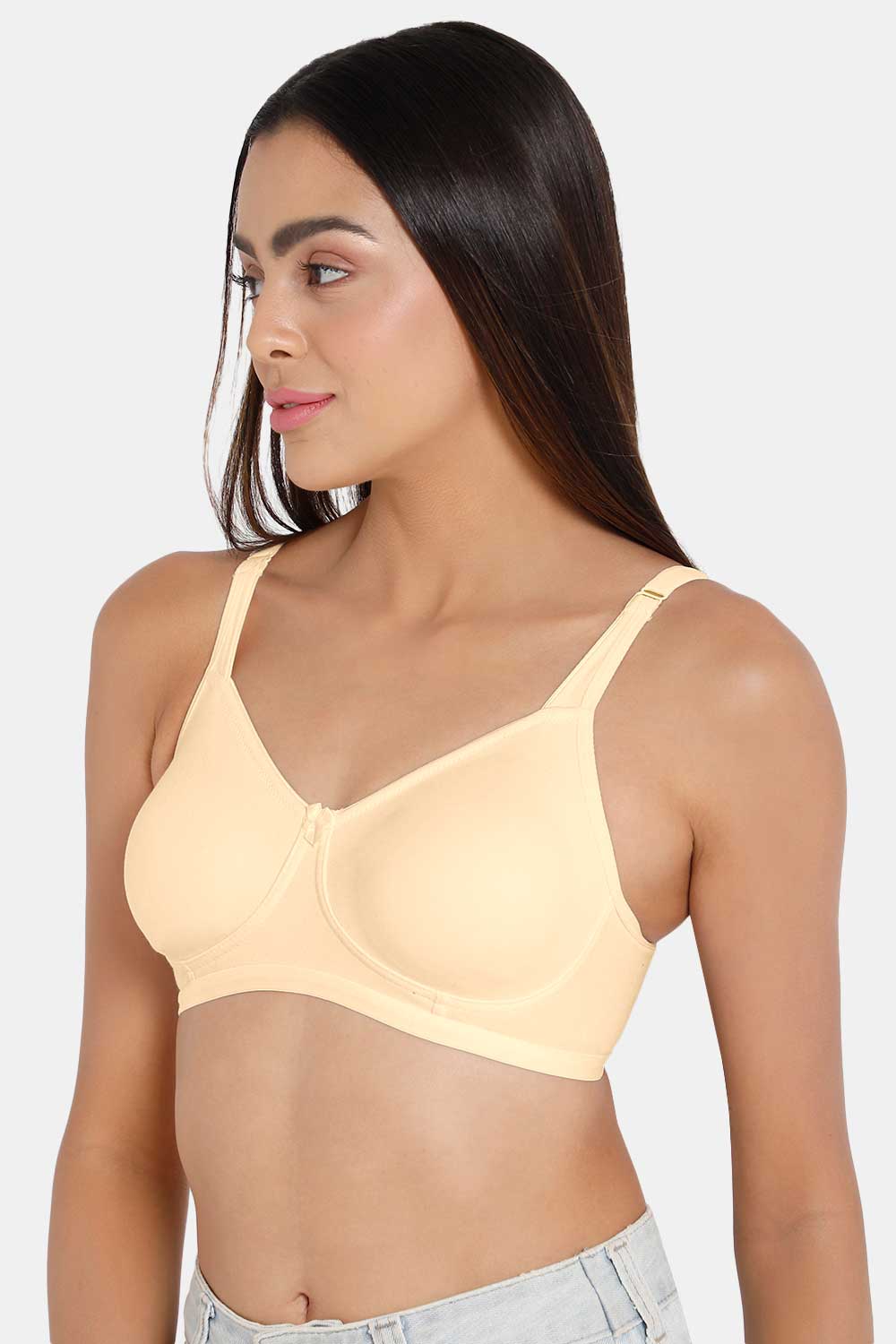 Buy NAIDU HALL Pack Of 3 Full Coverage Non Padded Everyday Cotton Bra With  All Day Comfort - Bra for Women 24891484