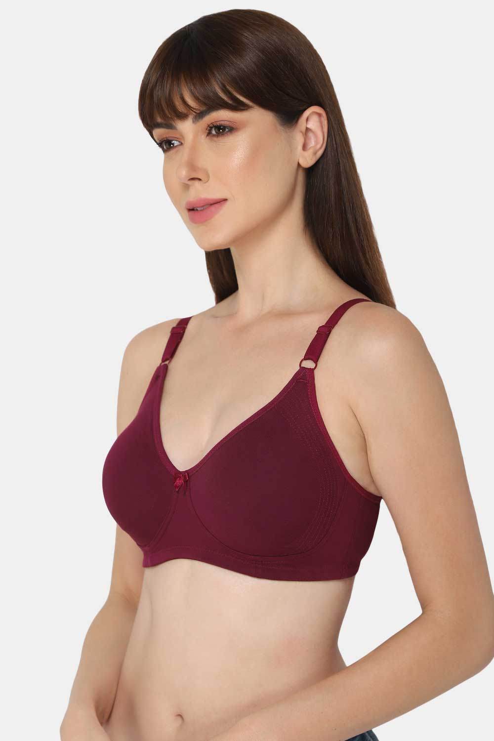 High Coverage Non-Wired Non-Padded Intimacy T-shirt Saree Bra - ES02 - Bright Shade - Naidu Hall Family Store