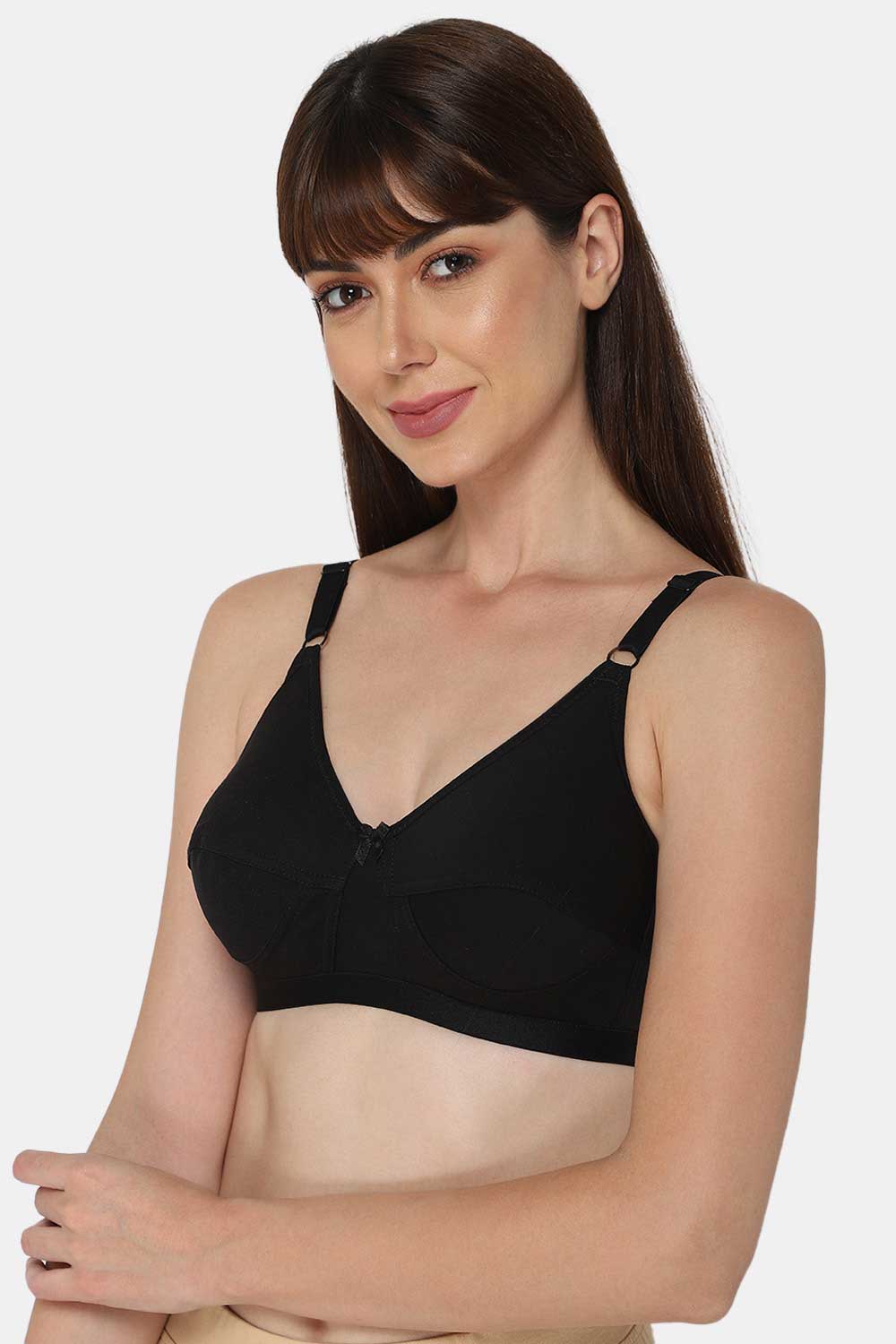 Non Padded Ladies Cotton Bra, Size: 30, Plain at Rs 48/piece in