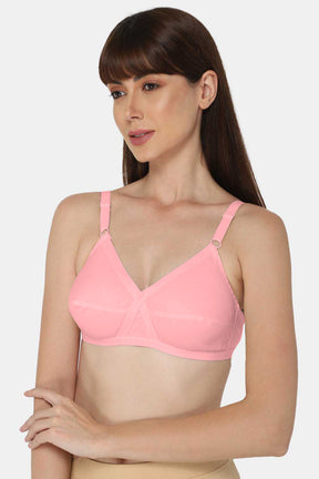 Naiduhall Saree Bra - Cross - Other Shades Size   30B Color Pink
