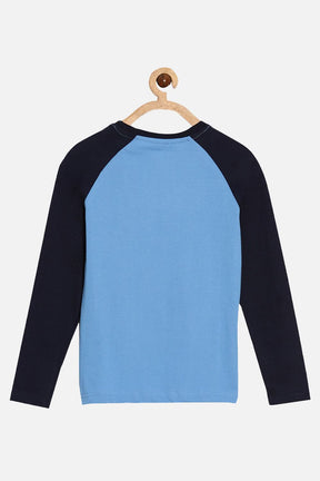 The Young Future - Boys T-shirt - Navy Blue/Blue - BC05