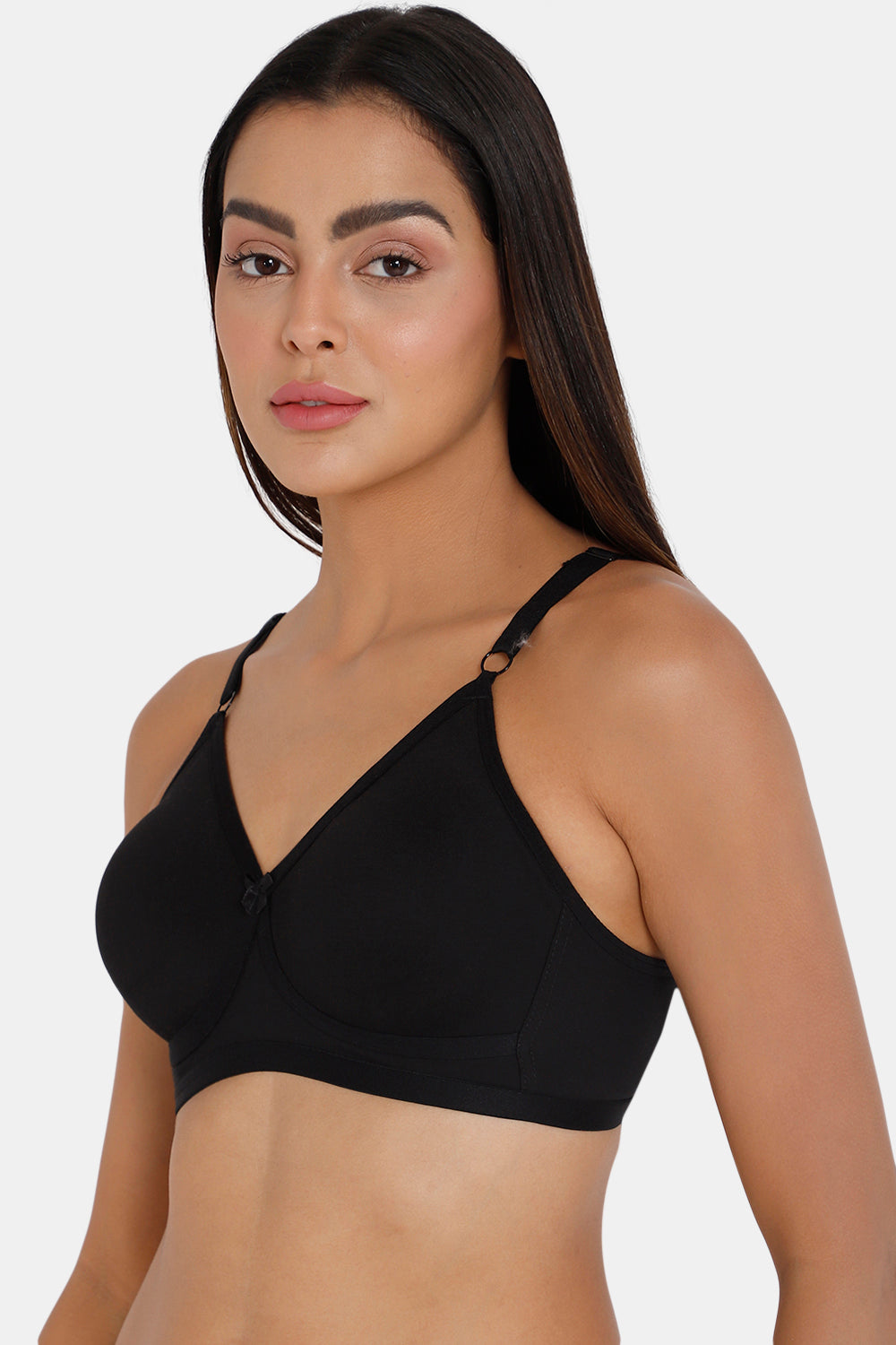 Naidu Hall High Coverage T-Shirt Bra-Black