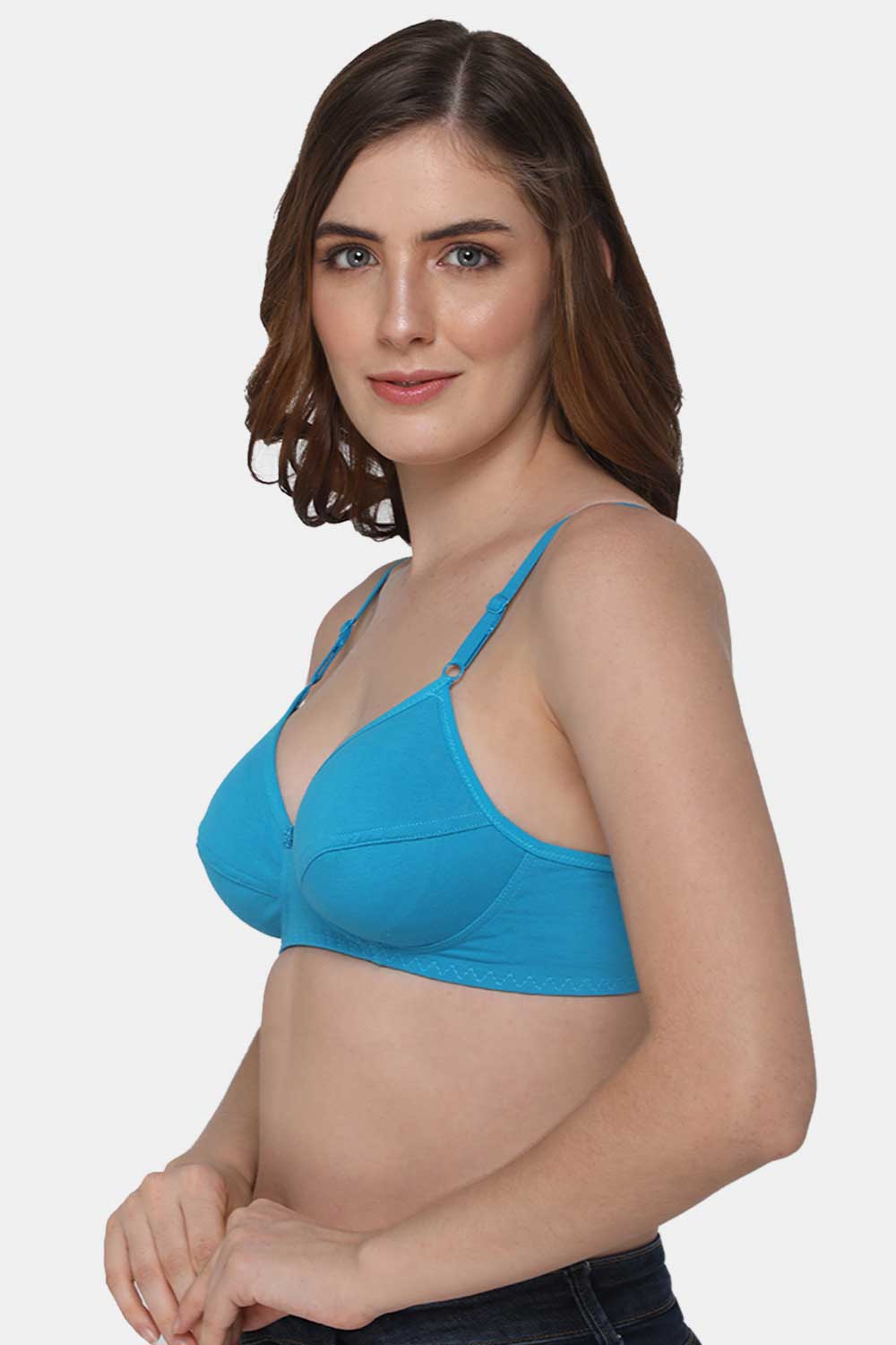 Naiduhall Saree Bra - Glori Size   30B Color BLUEATOLL