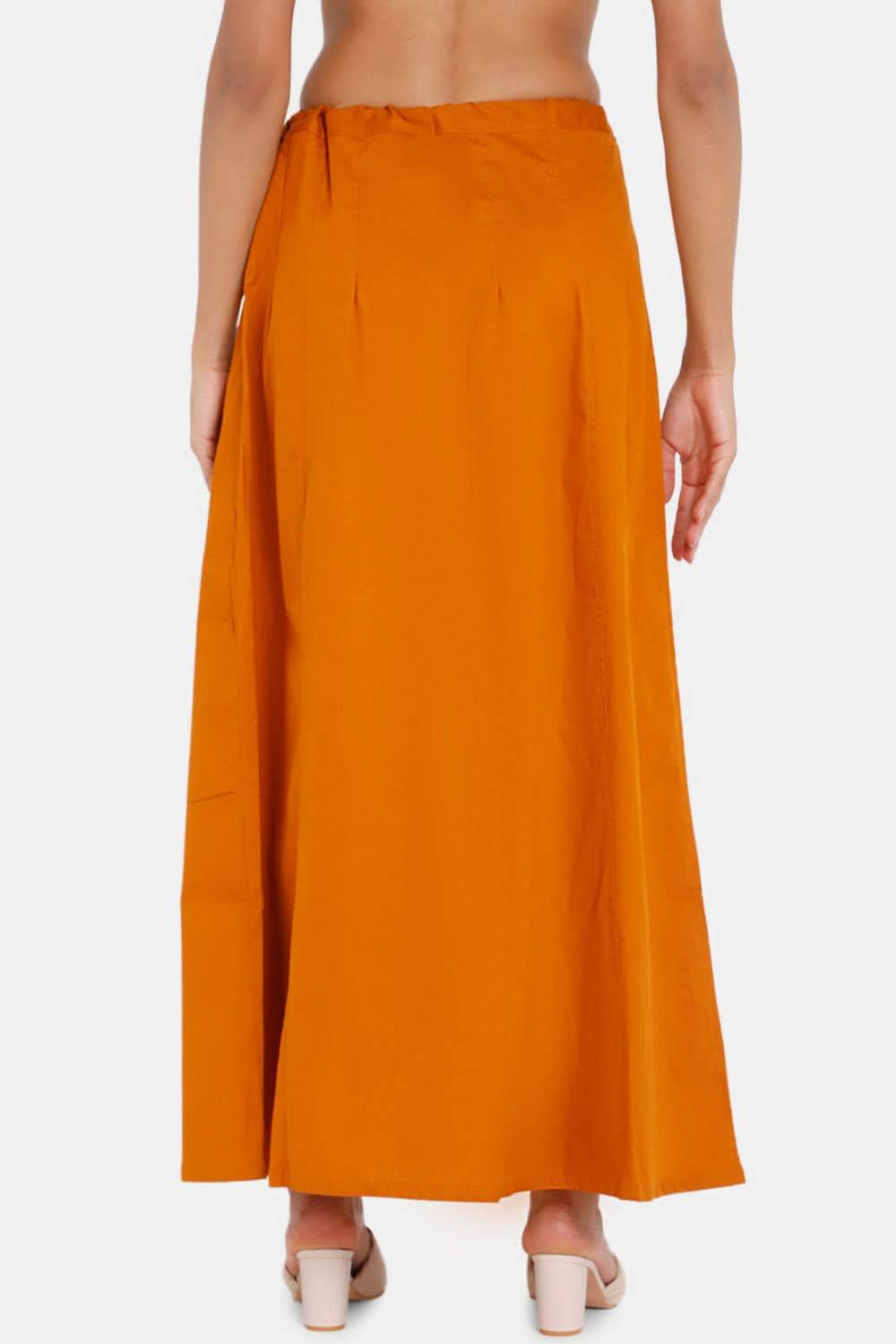 Premium 100% Cotton Saree Inskirt in Popular Colors | Naidu 8-Part Saree Hall Petticoat HC44 - Naidu Hall Family Store
