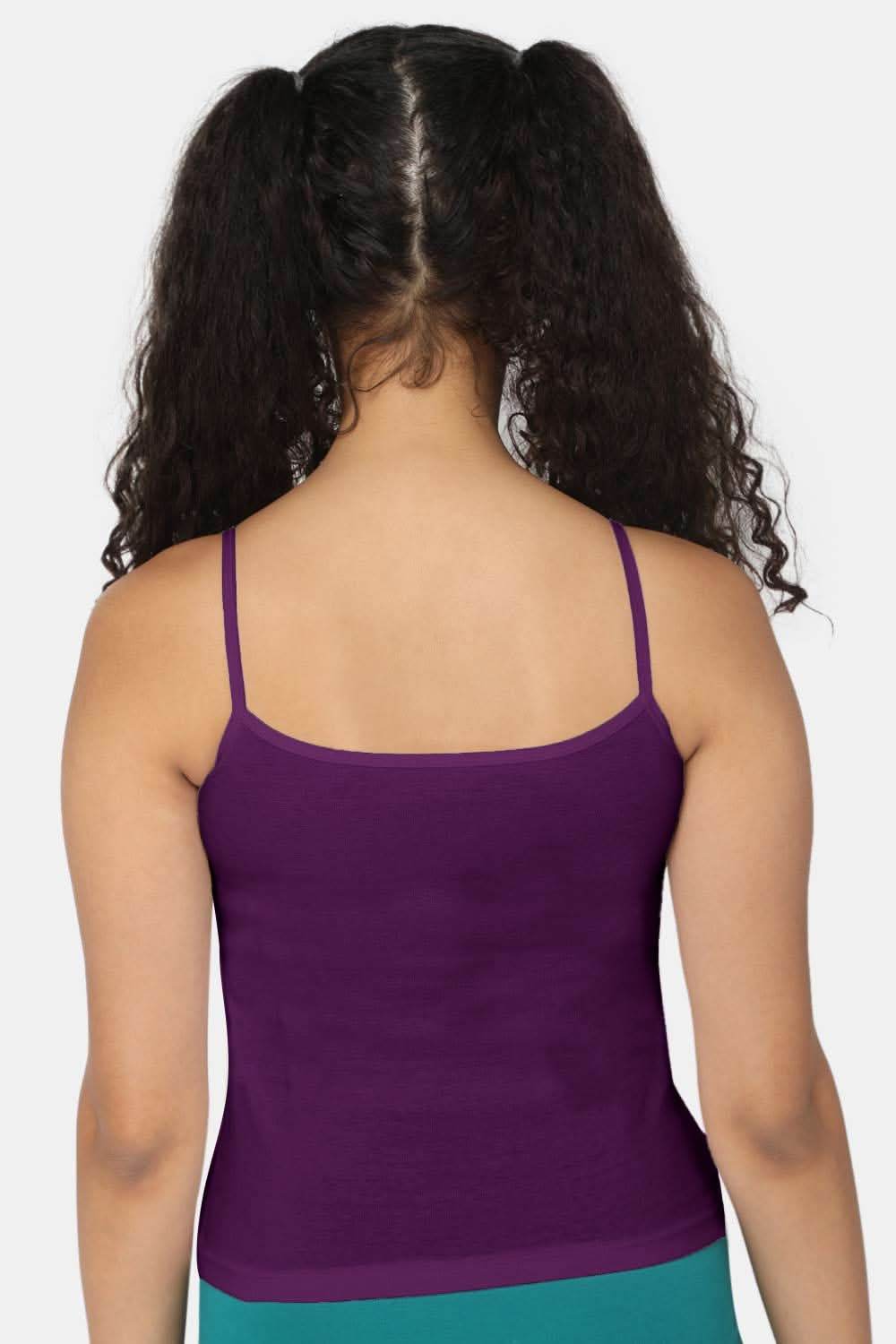 Intimacy Full Coverage Non-Padded Cotton Slip Camisole – IN02 | Wire-Free & Moisture-Wicking Design - Naidu Hall Family Store