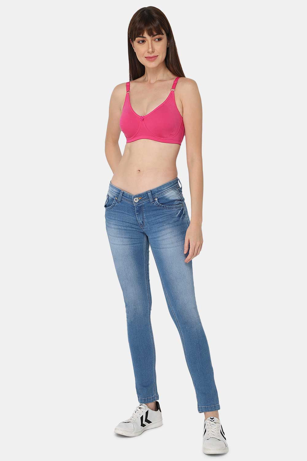 Intimacy Full Coverage Non-Padded Non-Wired T-Shirt Bra -Pink