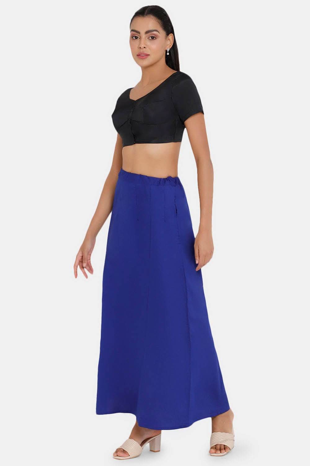 Premium 100% Cotton Saree Inskirt in Popular Colors | Naidu 8-Part Saree Hall Petticoat HC44 - Naidu Hall Family Store