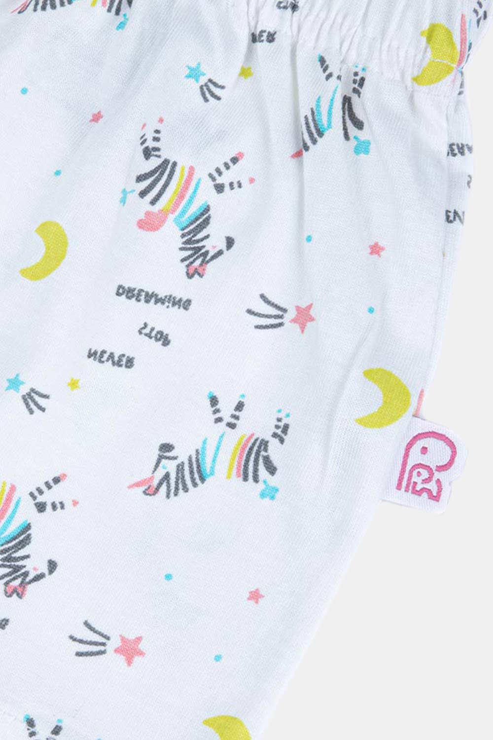Oh Baby Zeebra Print - Shorts SH01 Size   0m-3m Color Aqua