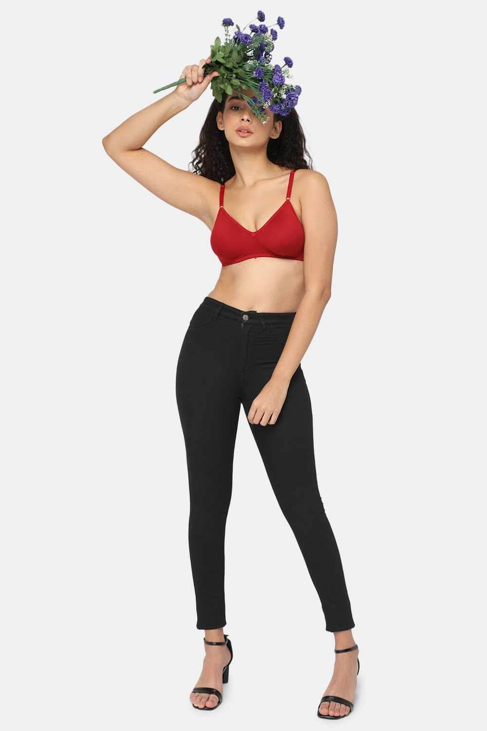 Naidu Hall Medium Coverage Non-Padded T-Shirt Bra - Candi - Naidu Hall Family Store