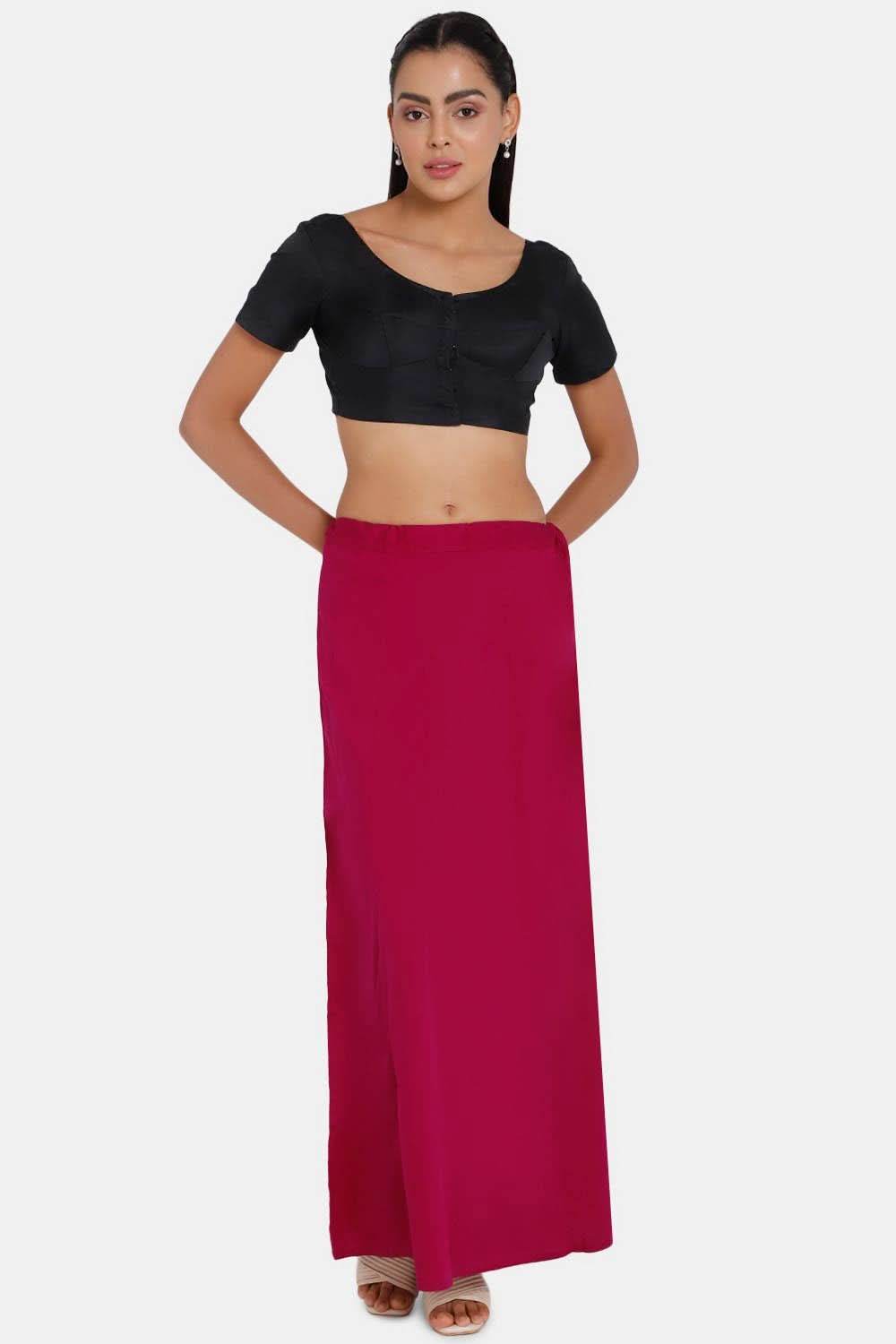 Premium 100% Cotton Saree Inskirt in Popular Colors | Naidu 6-Part Saree Hall Petticoat HC36 - Naidu Hall Family Store