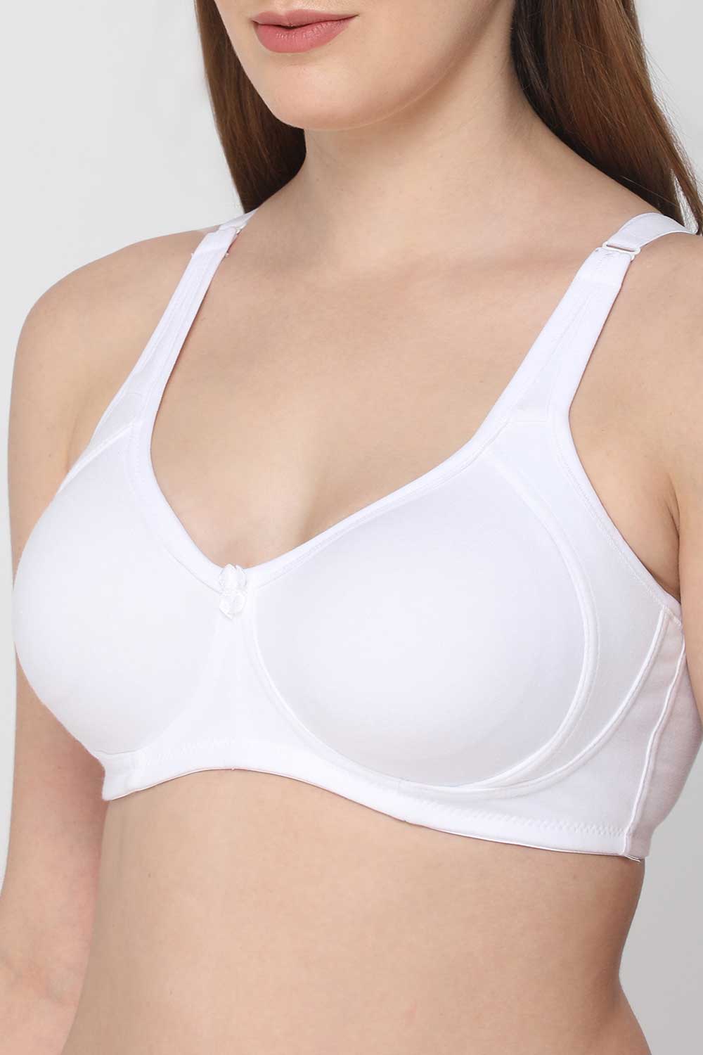 Intimacy High Coverage Non-Wired Non-Padded T-shirt Bra  Everyday bra- White