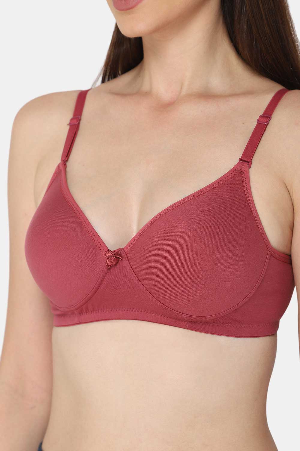 Buy Tanishqa Trylo Non-Wired Non-Stress Full Cup Hoisery Bra 4