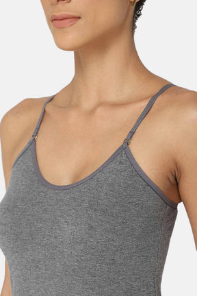 Intimacy Slip Camisole - IN15 Size   M Color Anthra Melange