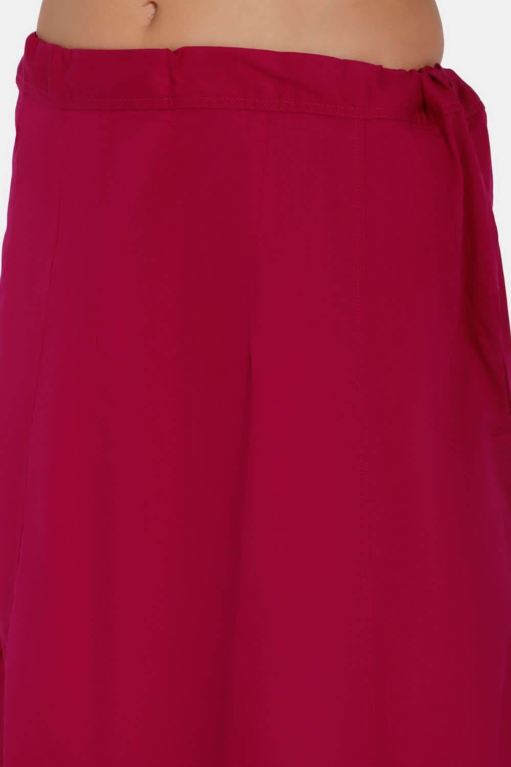 Premium 100% Cotton Saree Inskirt in Popular Colors | Naidu 6-Part Saree Hall Petticoat HC36 - Naidu Hall Family Store