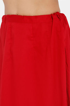 Naiduhall Petticoat - HP44 Size   44 Color RED