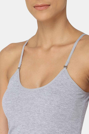 Intimacy Slip Camisole - IN15 Size   M Color Anthra Melange