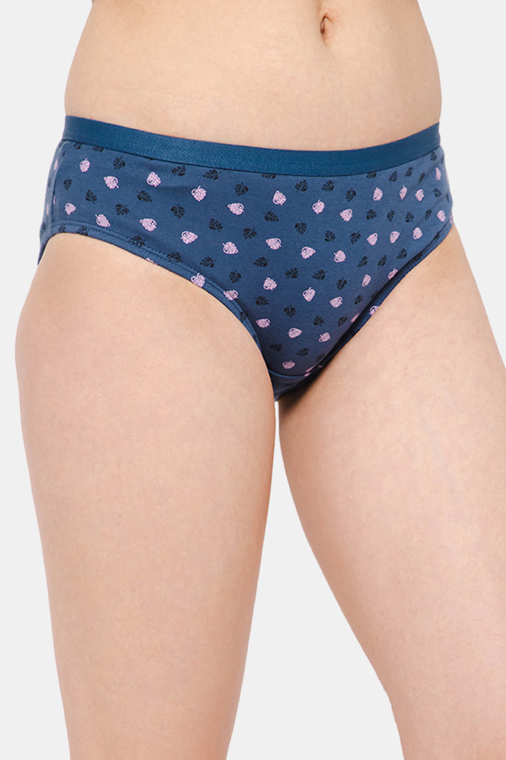 Intimacy Classic Dark Printed Panty - Outer Elastic - Pack of 3