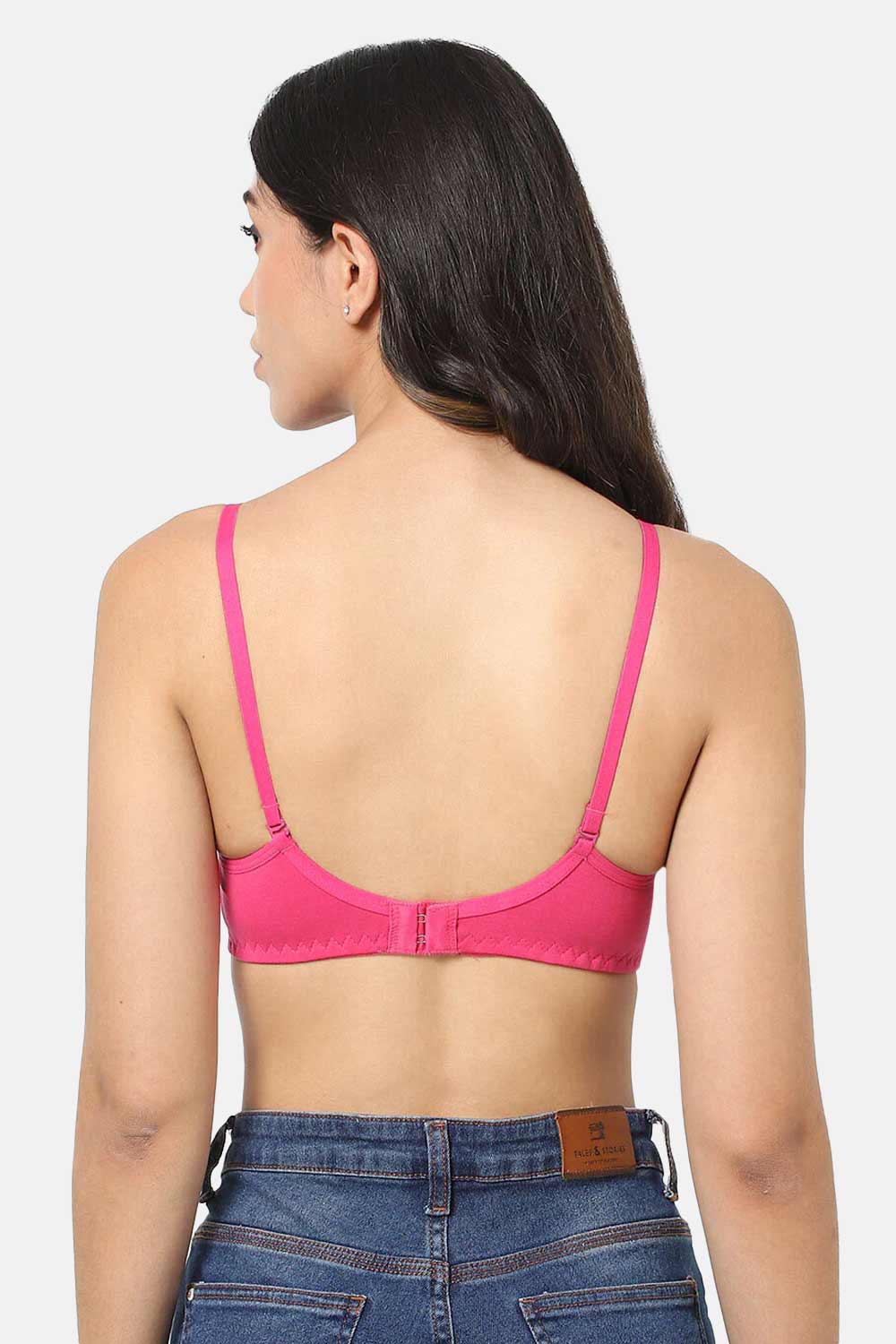 Intimacy  Non-Wired Non-Padded Back Closure Everyday T-Shirt Bra-Pink
