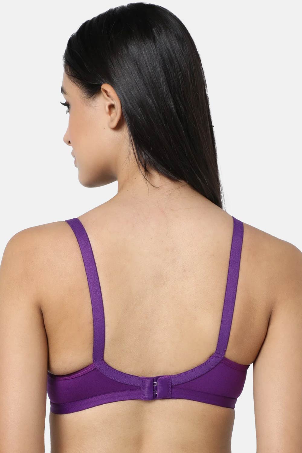 Naidu Hall  Non-Padded Adjustable Straps T-Shirt Bra- Purple