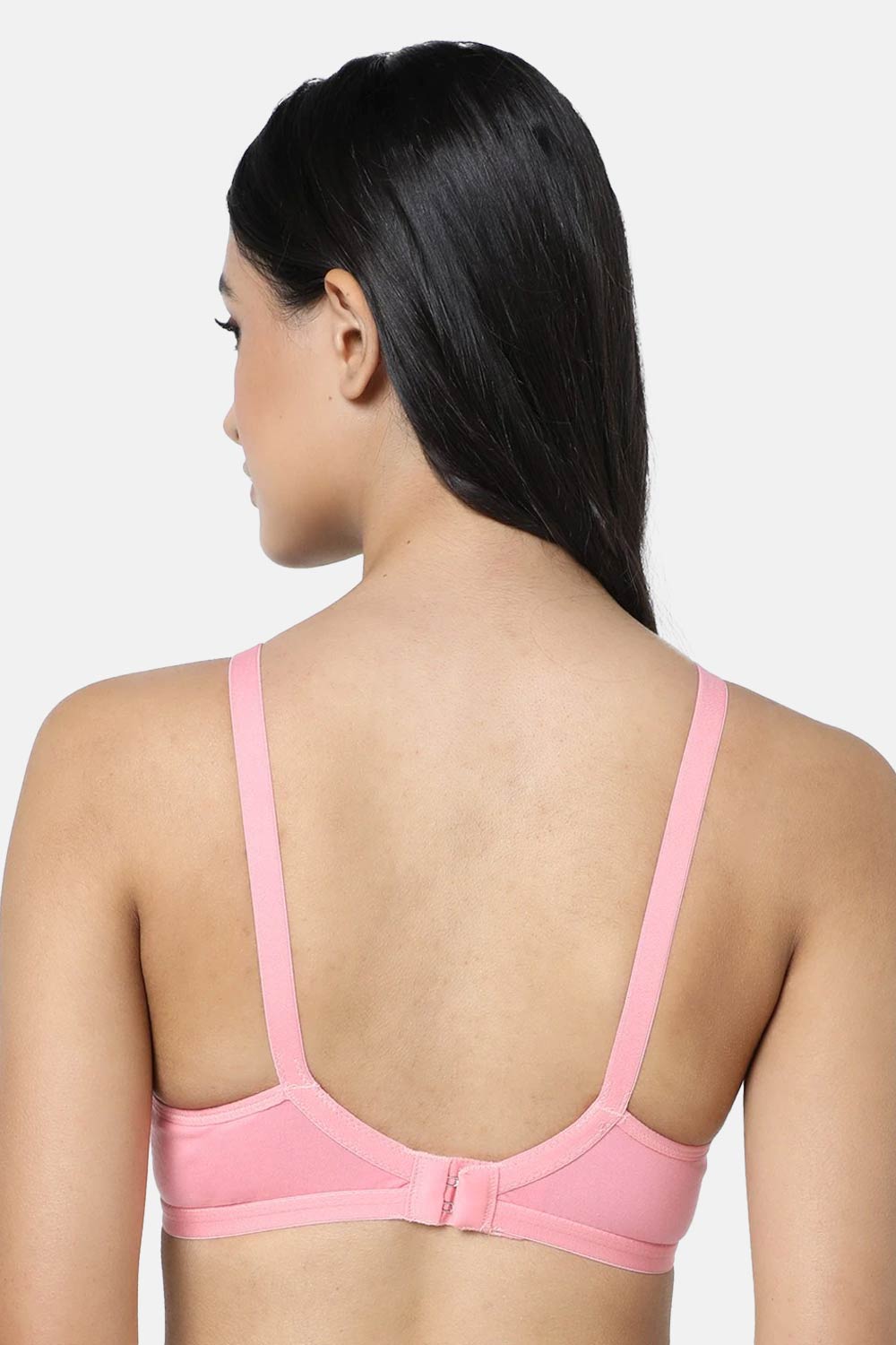 Naidu Hall  Non-Padded Adjustable Straps T-Shirt Bra- Light Pink